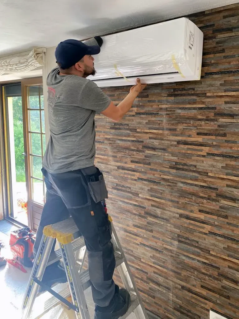 installation d'un plancher chaud à partir d'un câble